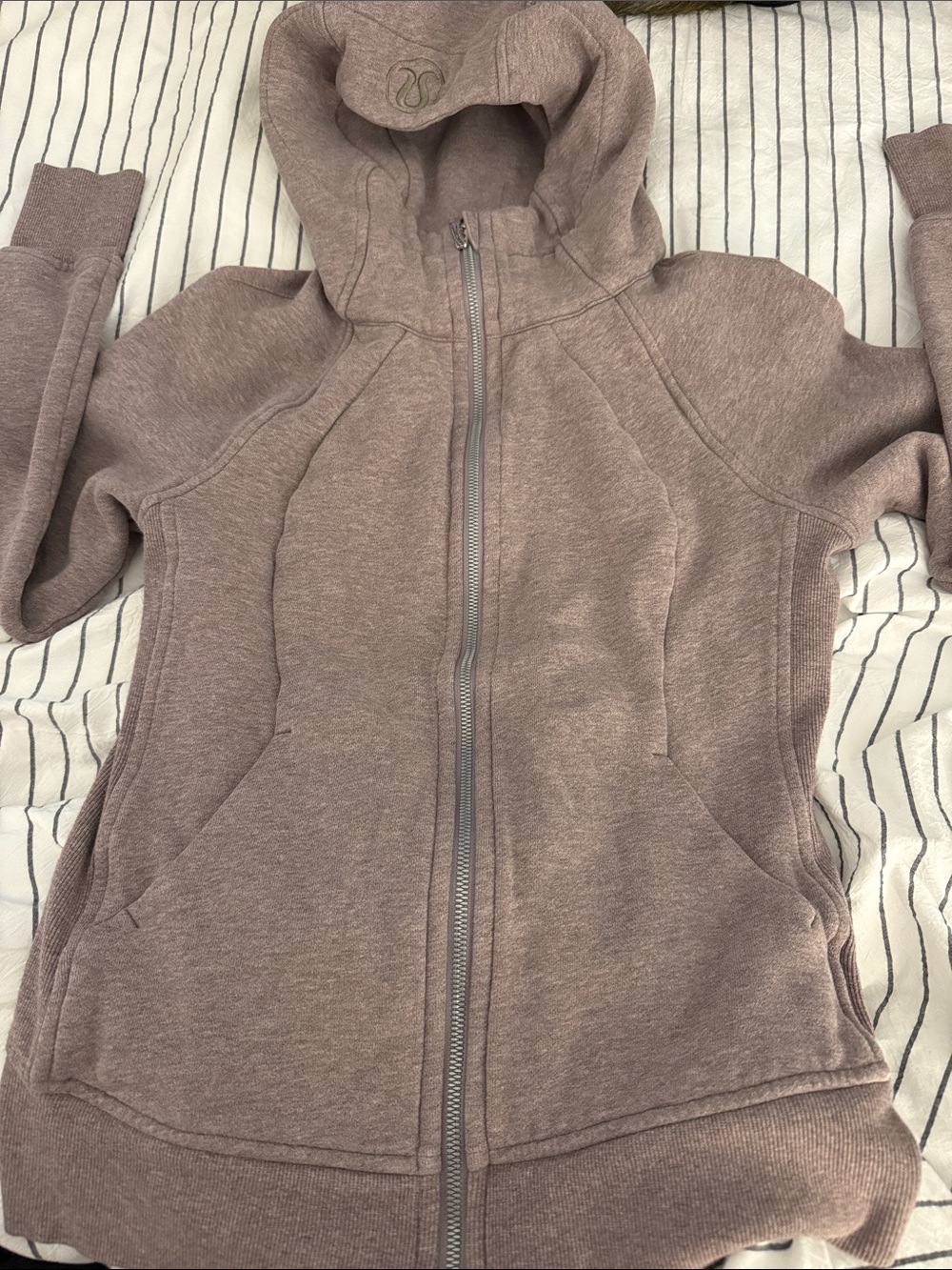 lululemon athletica Dusty Mauve Full-Zip Hooded Jacket